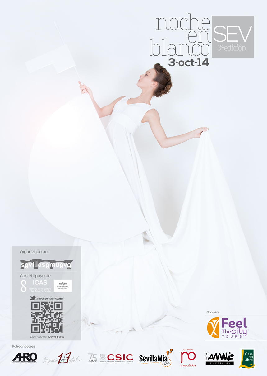 Cartel Noche en Blanco 2014