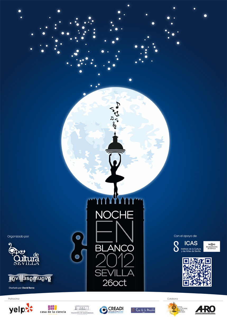 Cartel Noche en Blanco 2012